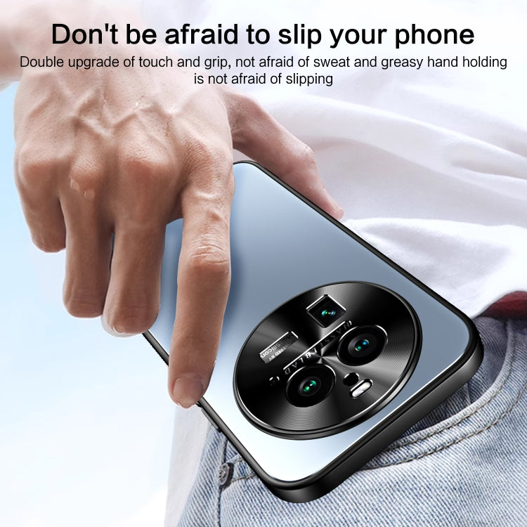 For OPPO Find X6 Pro R-JUST RJ-61 Electroplating Frosted TPU + PC Phone Case(Silver) by R-JUST