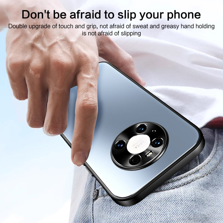 For Huawei Mate 40 Pro R-JUST RJ-61 Electroplating Frosted TPU + PC Phone Case(Grey) by R-JUST