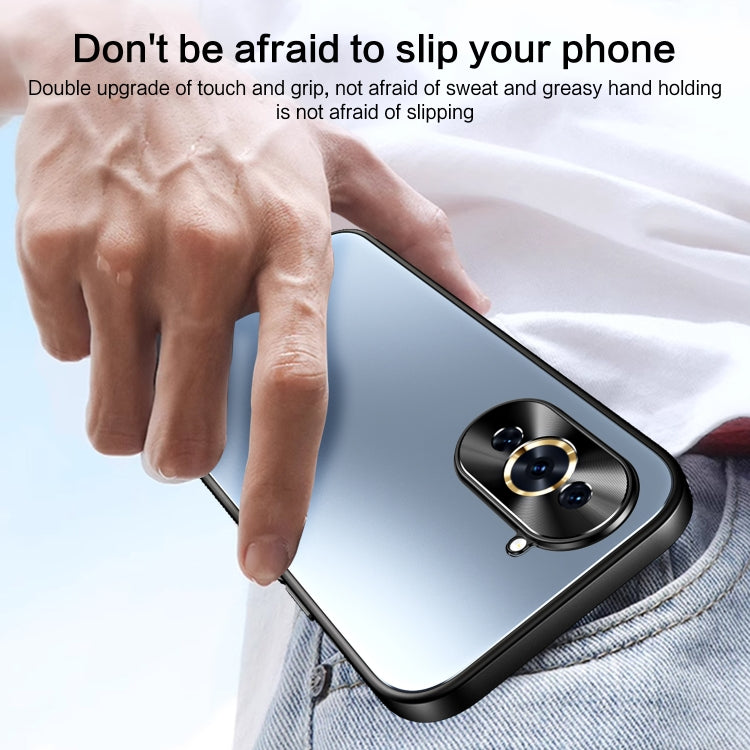 For Huawei nova 10 R-JUST RJ-61 Electroplating Frosted TPU + PC Phone Case(Pink) by R-JUST