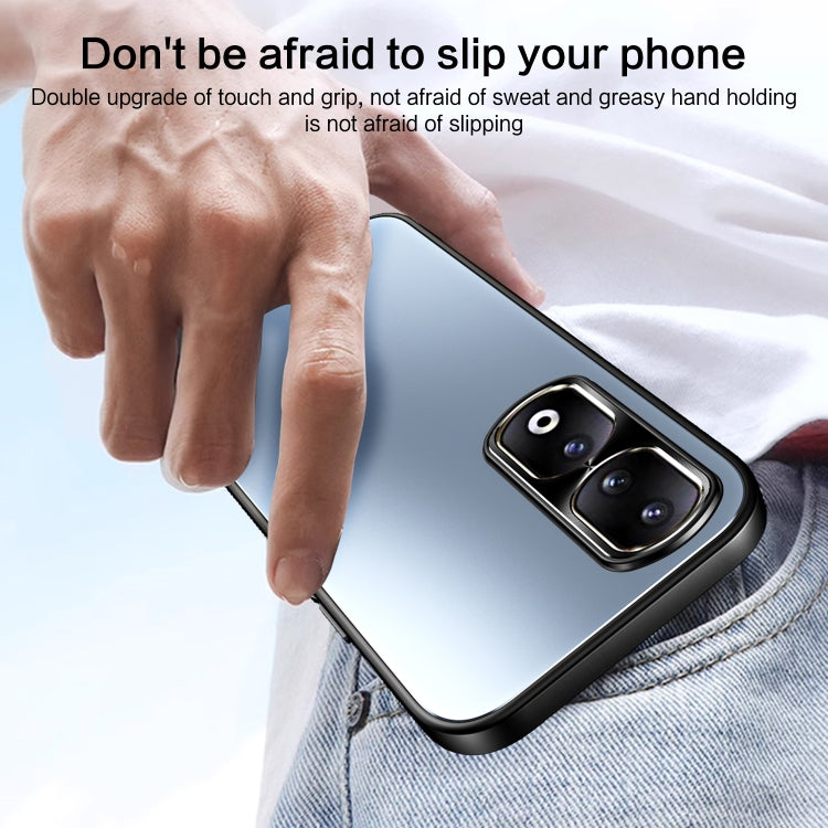 For Honor 90 R-JUST RJ-61 Electroplating Frosted TPU + PC Phone Case(Silver) by R-JUST