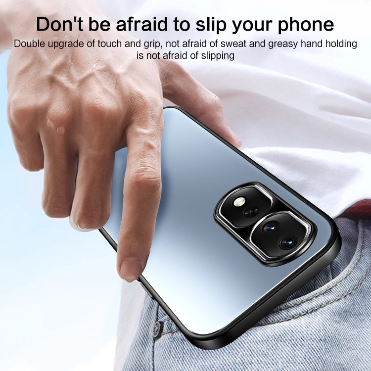 For Honor 80 R-JUST RJ-61 Electroplating Frosted TPU + PC Phone Case(Silver) by R-JUST