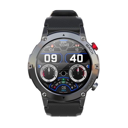 LEMFO LF26MAX 1.32 inch HD Round Screen Smart Watch Supports Bluetooth Calls(Black) by LEMFO