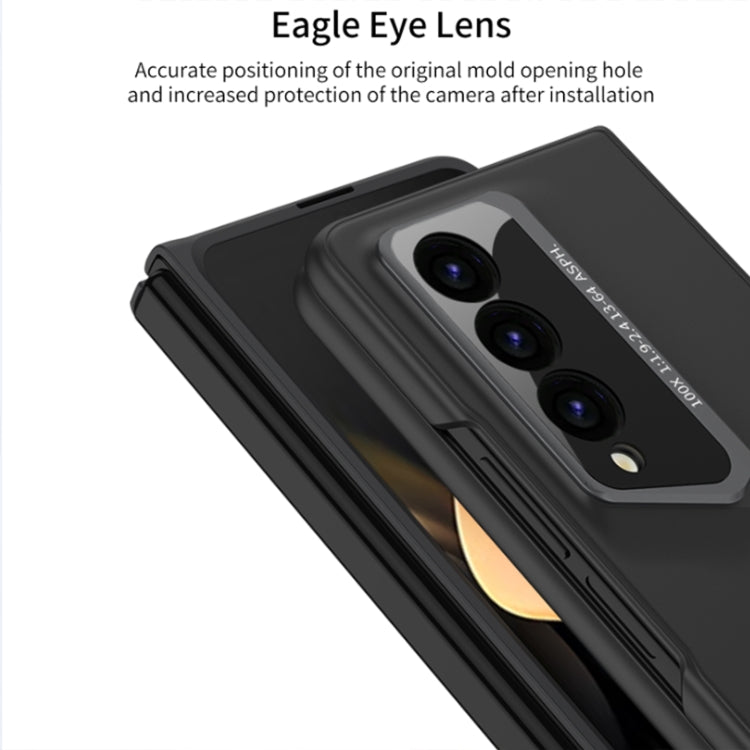 For Samsung Galaxy Z Fold4 5G GKK Integrated Blade Ultra-thin Full Coverage Phone Case(Cyan) by GKK