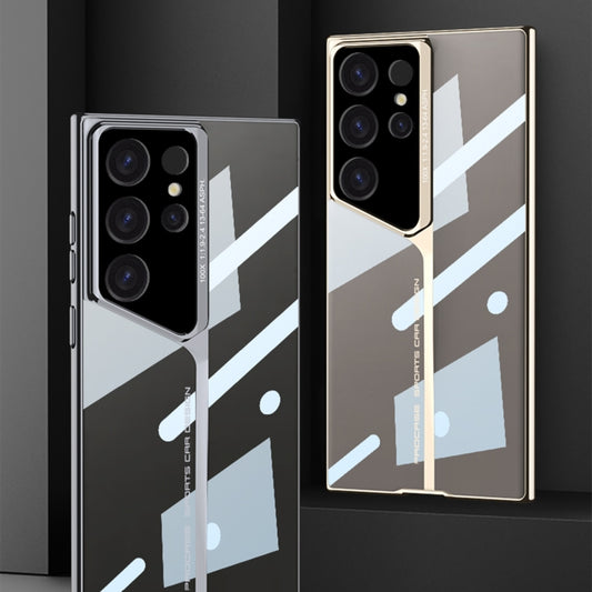 For Samsung Galaxy S24 Ultra 5G GKK Blade Phantom Electroplating Phone Case(Gold) by GKK