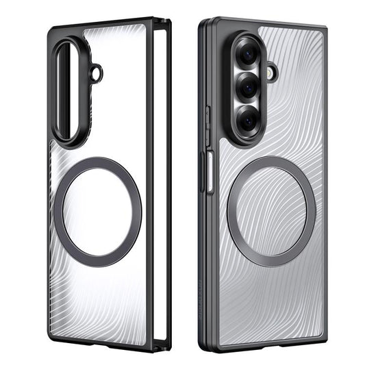 For Samsung Galaxy Z Fold7 5G DUX DUCIS Aimo Mag Series TPU + PC MagSafe Frosted Feel Phone Case(Black) - Galaxy Z Fold7 5G Cases by DUX DUCIS | Online Shopping UK | buy2fix