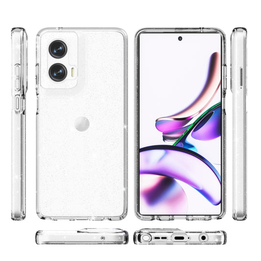 For Motorola Moto G Stylus 5G 2024 Terminator Style Shockproof Phone Case(Glitter White) by buy2fix