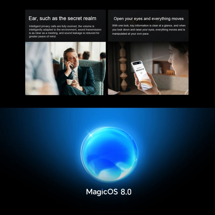 Honor Magic6 Ultimate, 16GB+512GB , 6.8 inch Magic OS 8.0 Snapdragon 8 Gen 3 Octa Core up to 3.3GHz, Network: 5G, OTG, NFC, Support Google Play(Purple) by HONOR