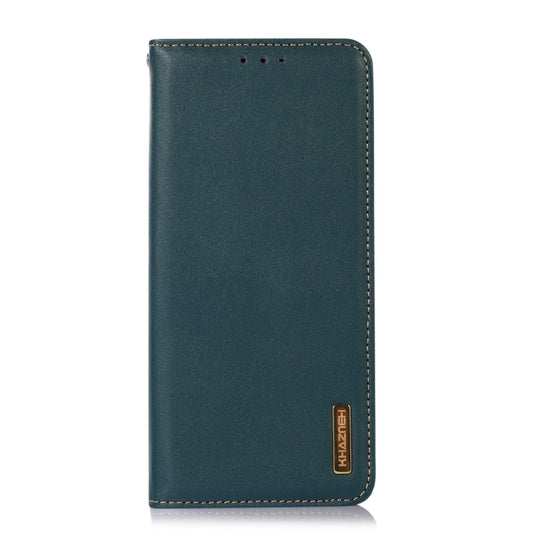 For Google Pixel 10 Pro / 9 Pro KHAZNEH Nappa Top Layer Cowhide Leather Phone Case(Green) by buy2fix