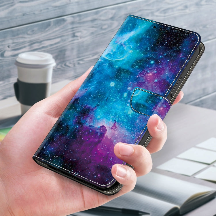 For Google Pixel 9 Pro Crystal Painted Leather Phone case(Starry Sky) by buy2fix