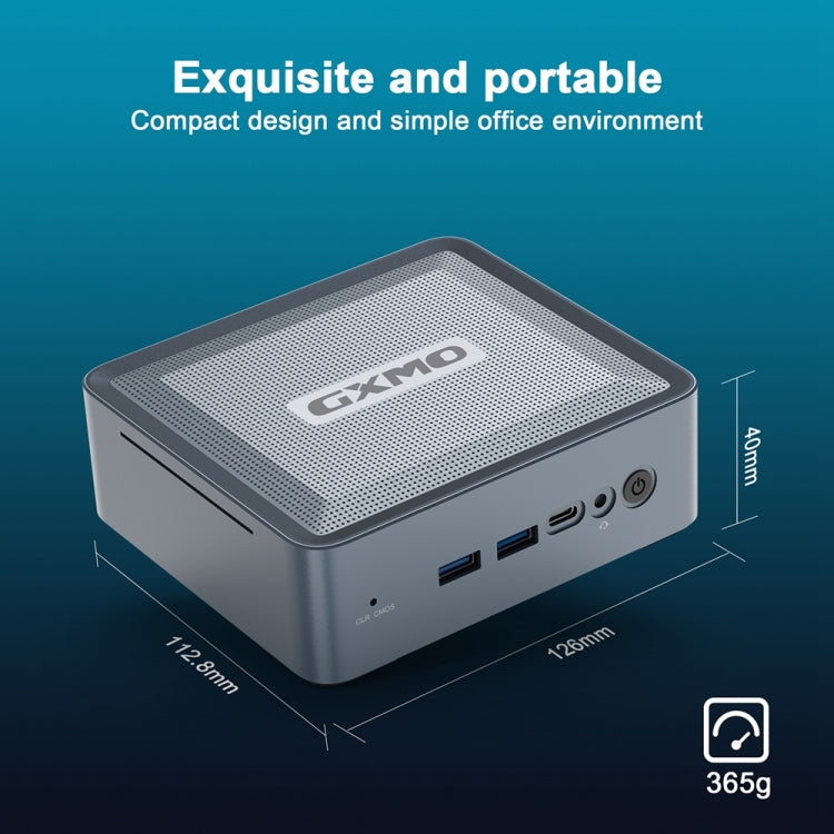 GXMO U58 Windows 11 AMD Ryzen 7-5825U 8 Core Processor Mini Computer, Specification:Without RAM & SSD - Windows Mini PCs by GXMO | Online Shopping UK | buy2fix