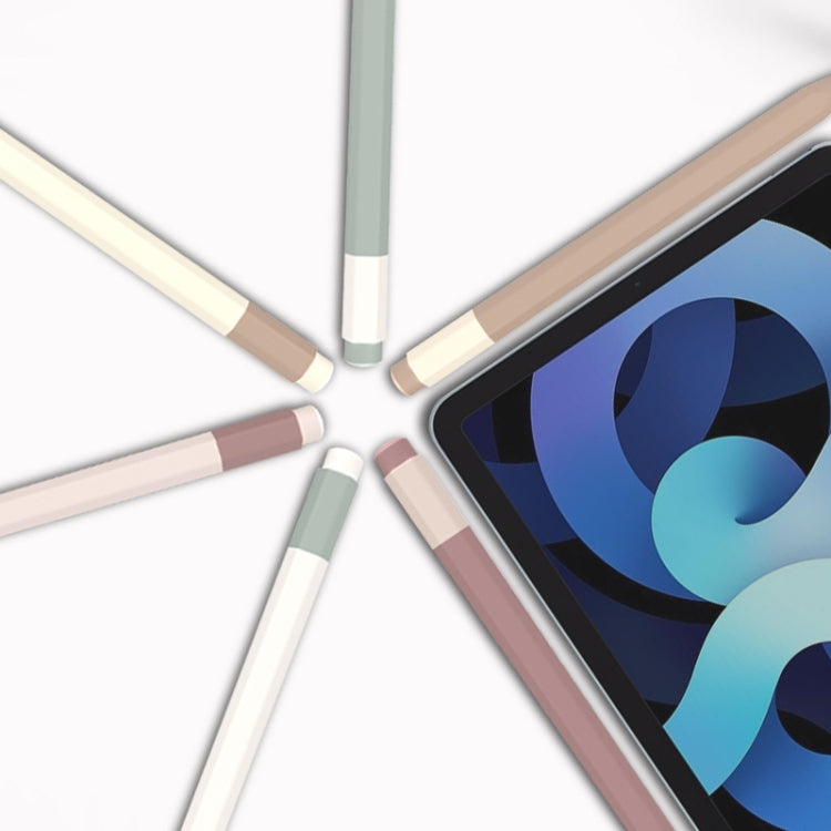 For Apple Pencil USB-C Pencil Style Liquid Silicone Stylus Case(White) by buy2fix