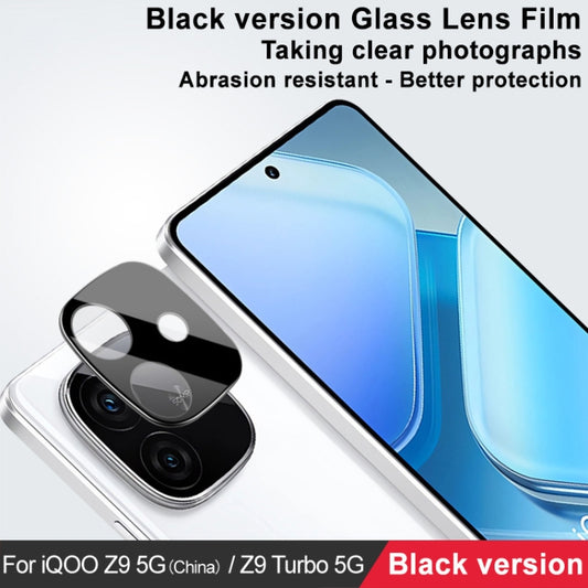 For vivo iQOO Z9 Turbo IMAK Rear Camera Lens Glass Film Black Version by imak