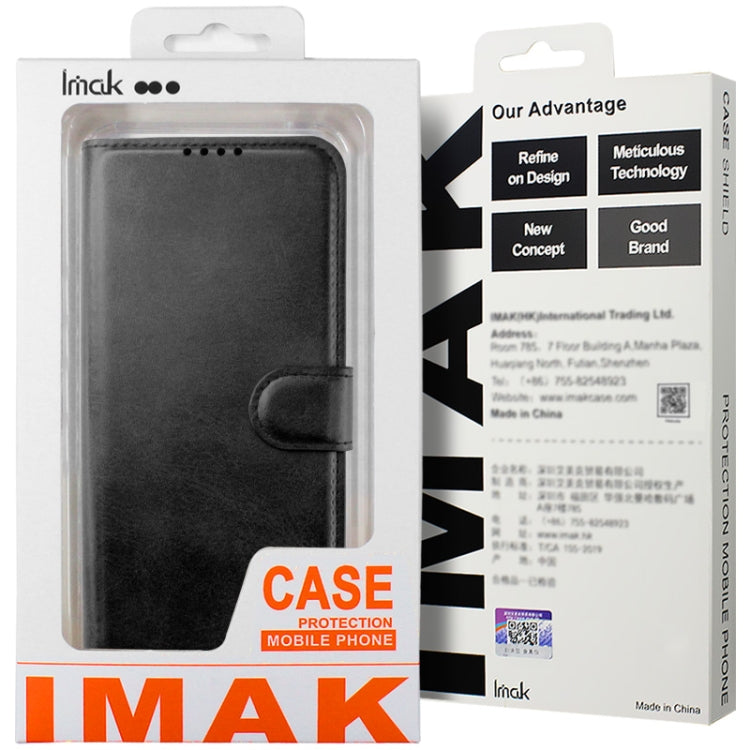 For Samsung Galaxy A55 5G IMAK Count Series Flip Leather Phone Case(Brown) by imak
