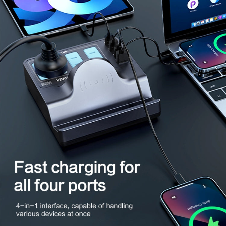 WLX-H11 72W Intelligent Wireless Fast Charging Socket by buy2fix