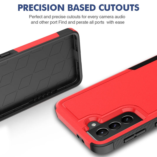 For Samsung Galaxy S21+ 5G 2 in 1 PC + TPU Phone Case(Red) by buy2fix