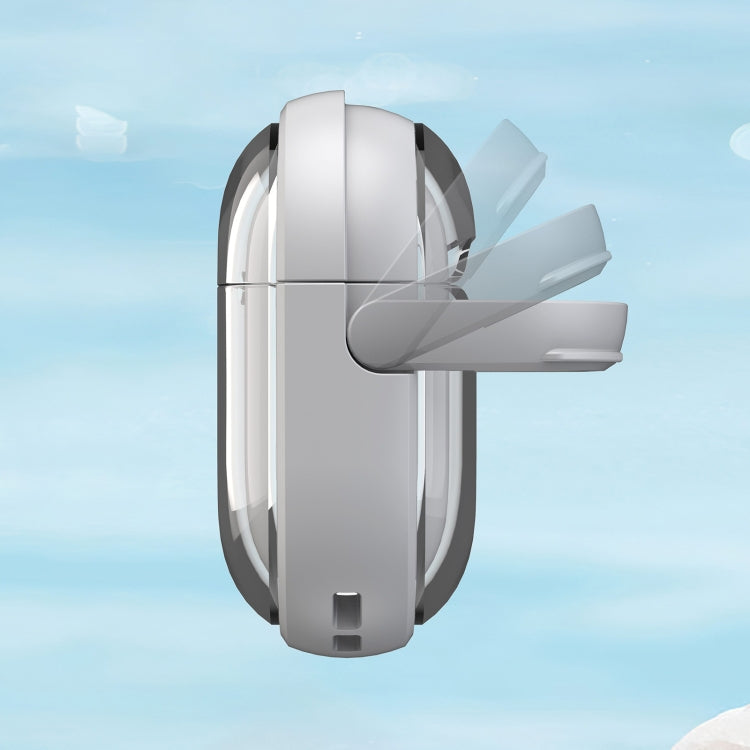 For AirPods 3 TPU Hybrid PC Case with Holder(Tansparent) by buy2fix