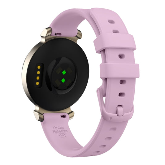 For Garmin Lily 2 Silicone Watch Band Wristband(Purple) by buy2fix