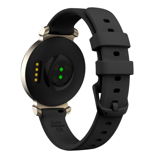 For Garmin Lily 2 Silicone Watch Band Wristband(Black) by buy2fix