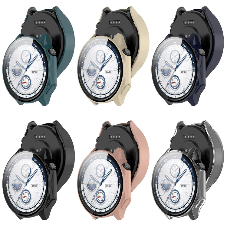 For OnePlus Watch 2 / OPPO Watch X PC + Tempered Film Integrated Watch Protective Case(Black) by buy2fix