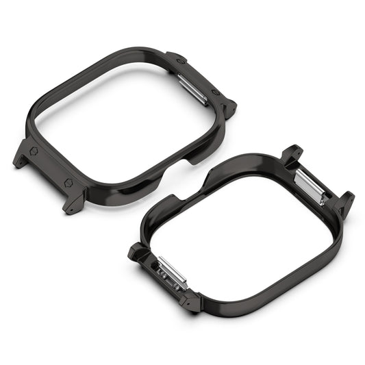 For CMF Watch Pro D395 20mm Metal Frame Watch Protective Case(Black) by buy2fix