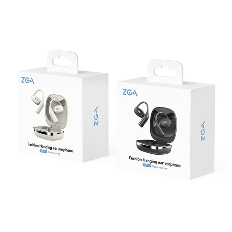 ZGA GS15 Ear-mounted Wireless Bluetooth Earphone(Beige) by ZGA