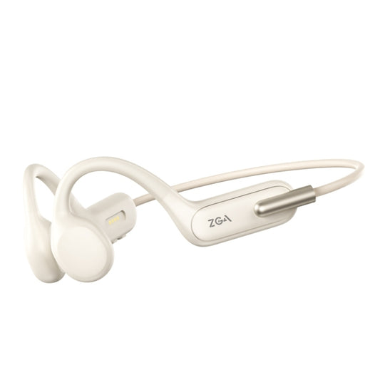 ZGA SP06 Waterproof Bone Conduction Bluetooth Sports Earphone(White) by ZGA