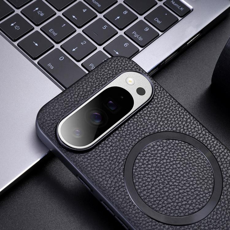For Google Pixel 10 / 10 Pro CD Magsafe Magnetic Litchi Texture Phone Case(Green) - Google Cases by buy2fix | Online Shopping UK | buy2fix