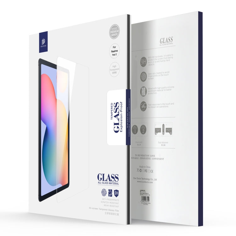 For Realme Pad 2 5pcs DUX DUCIS 0.33mm 9H HD Full Screen Tempered Glass Film by DUX DUCIS