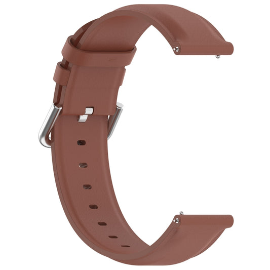 For CMF Watch Pro D395 / Watch Pro 2 22mm Round Tail Genuine Leather Watch Band(Brown) by buy2fix