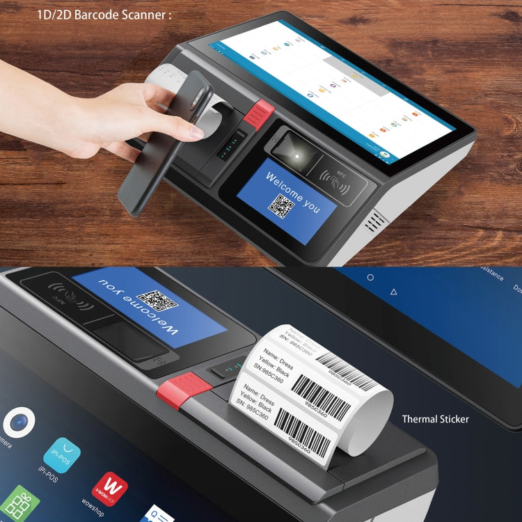 SGT-116 11.6 inch Capacitive Touch POS Terminal Cash Register, 2GB+32GB, RK3568 Quad Core Android 11(AU Plug) by buy2fix