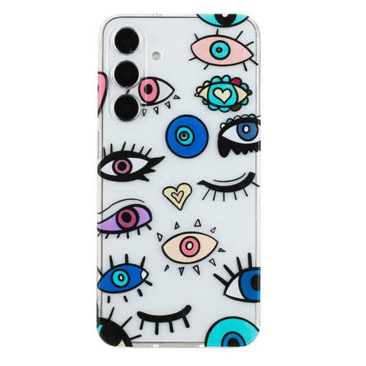 For Samsung Galaxy S23 FE 5G Colorful Painting Pattern TPU Phone Case(Eye Monster) by buy2fix