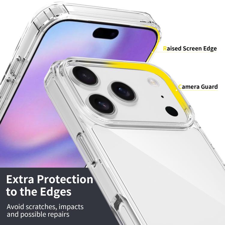 For iPhone 17 Pro Scratchproof Acrylic TPU Phone Case(Transparent) - iPhone 17 Pro Cases by buy2fix | Online Shopping UK | buy2fix