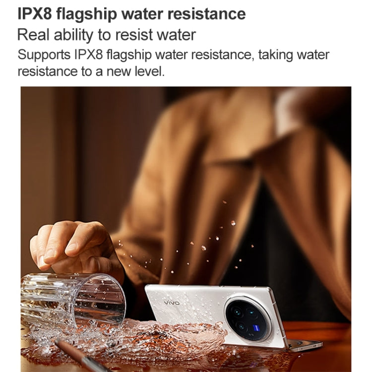 vivo X Fold3 Pro, 16GB+512GB, Face ID / Fingerprint Identification, 8.03 inch + 6.53 inch Android 14 OriginOS 4 Snapdragon 8 Gen 3 Octa Core 3.3GHz, OTG, NFC, Network: 5G(Black) by vivo