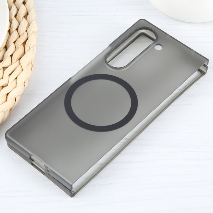 For Samsung Galaxy Z Fold6 MagSafe All-Inclusive Shockproof PC Phone Case(Frosted Black) by buy2fix