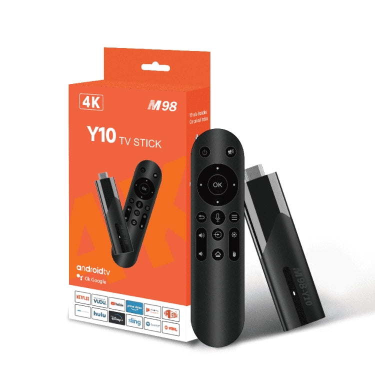 M98-Y10 Allwinner H618 Quad-Core ARM Cortex A53 6K HD Android TV Stick, RAM:2GB+16GB(AU Plug) by buy2fix