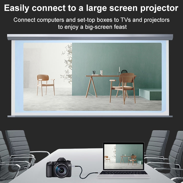 HDTV to Micro HDTV 4K 120Hz Computer Digital Camera HD Video Adapter Cable, Length:3m by buy2fix