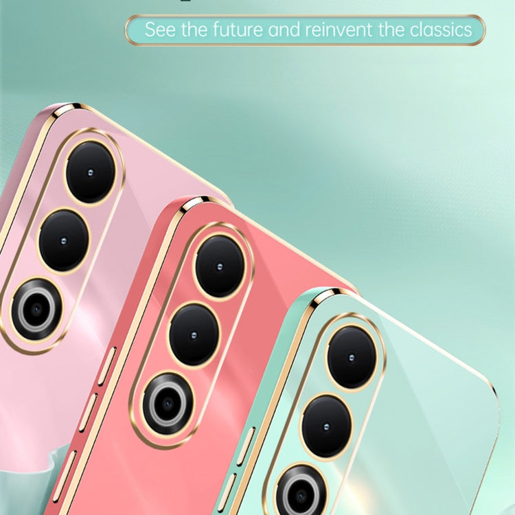 For OnePlus Ace 3V XINLI Straight 6D Plating Gold Edge TPU Phone Case(Mint Green) - OnePlus Cases by XINLI | Online Shopping UK | buy2fix