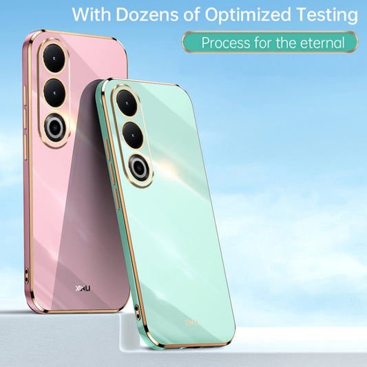 For OnePlus Ace 3V XINLI Straight 6D Plating Gold Edge TPU Phone Case(Cherry Purple) - OnePlus Cases by XINLI | Online Shopping UK | buy2fix