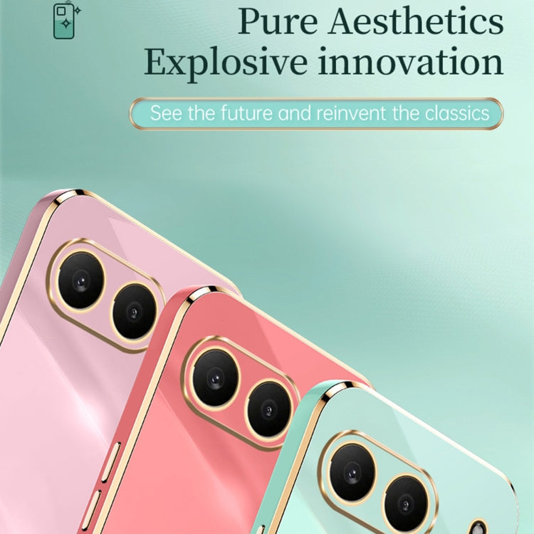 For OnePlus Nord 4 XINLI Straight 6D Plating Gold Edge TPU Phone Case(Hawthorn Red) - Nord 4 Cases by XINLI | Online Shopping UK | buy2fix