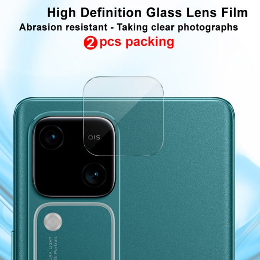 For vivo V30 5G/V30 Pro 5G/S18 5G/S18 Pro 5G 2pcs/Set imak HD Glass Rear Camera Lens Film by imak