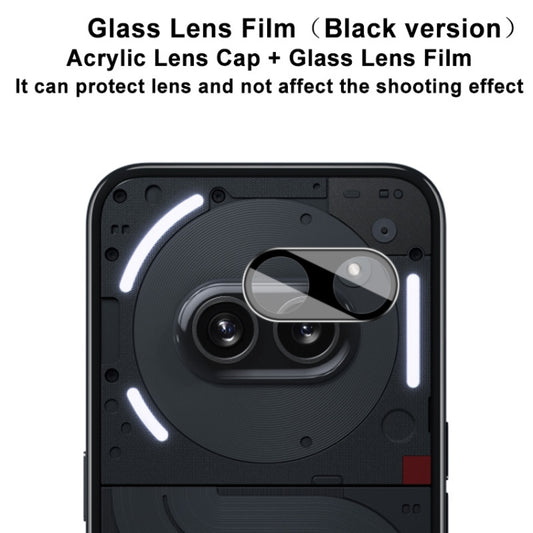 For Nothing Phone 2a imak High Definition Integrated Glass Lens Film Black Version by imak