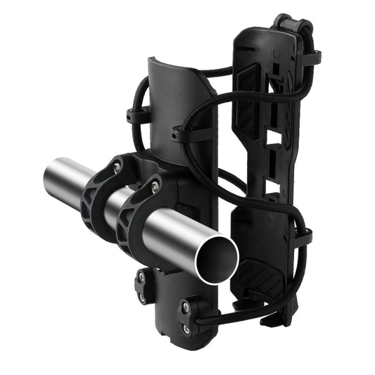 For 25mm Tube Diameter Motorcycle Modified Bumper Drink Water Cup Holder(Black) by buy2fix