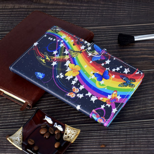 For Lenovo Tab M11 / Xiaoxin Pad 11 2024 Colored Drawing Sewing Pen Slot Leather Tablet Case(Music Butterfly) by buy2fix