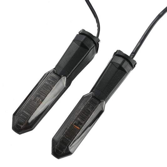 For Kawasaki Versys 650 Z1000R Motorcycles LED Turn Signal Light(Black) by buy2fix