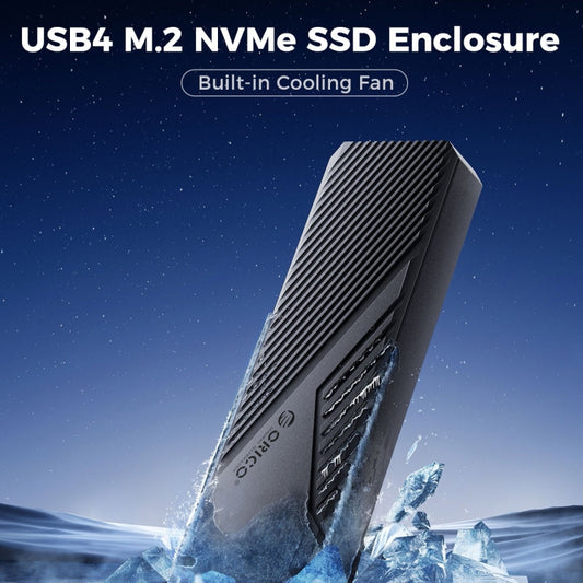 ORICO CNM2-U4 40Gbps USB4 M.2 NVMe SSD Enclosure(Grey) by ORICO