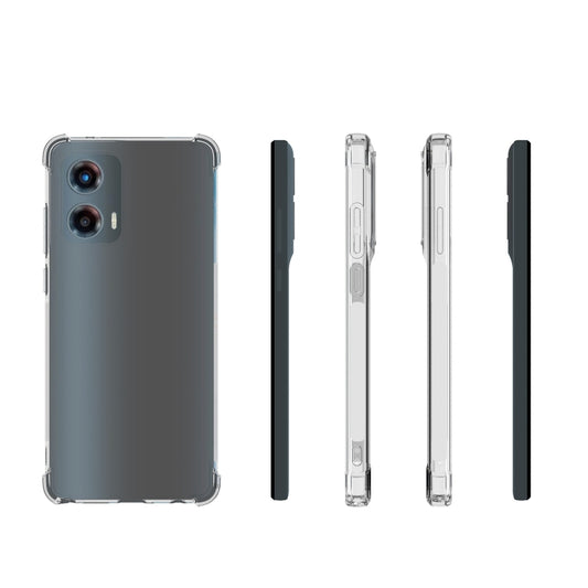 For Motorola Moto G Stylus 5G 2024 Shockproof Non-slip Thickening TPU Phone Case(Transparent) by buy2fix
