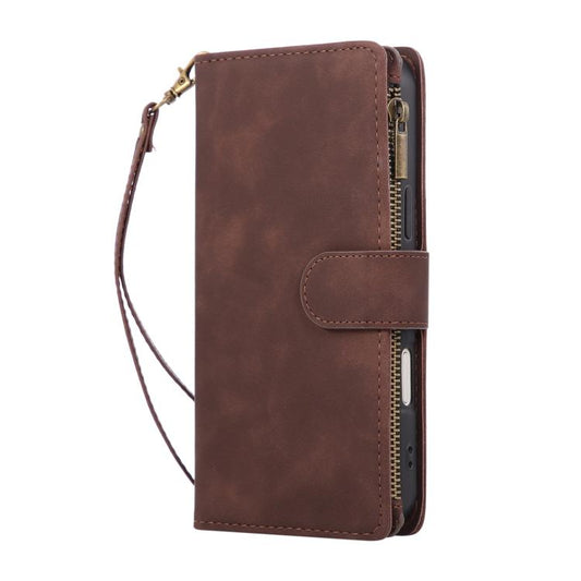For iPhone Air Multifunctional Multi-Card Wallet Phone Leather Case(Coffee) - iPhone Air Cases by buy2fix | Online Shopping UK | buy2fix