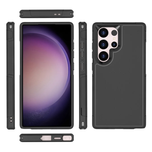 For Samsung Galaxy S22 Ultra 5G RedPepper Armor PC Hybrid TPU Phone Case(Black) by RedPepper