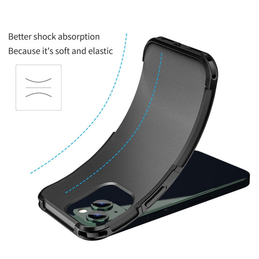 For iPhone 14 RedPepper Armor Magsafe PC Hybrid TPU Phone Case(Black) by RedPepper