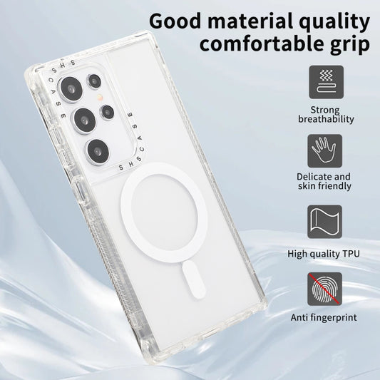 For Samsung Galaxy S24 Ultra Dreamland MagSafe Magnetic 3 in 1 TPU + PC Phone Case(Transparent) by buy2fix